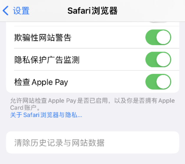 南开乡苹果手机维修分享Safari 浏览器清除历史记录无法使用怎么办 
