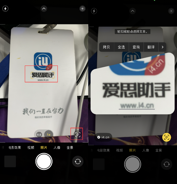 南开乡苹果手机维修分享升级iOS 16后如何通过相机翻译文本 