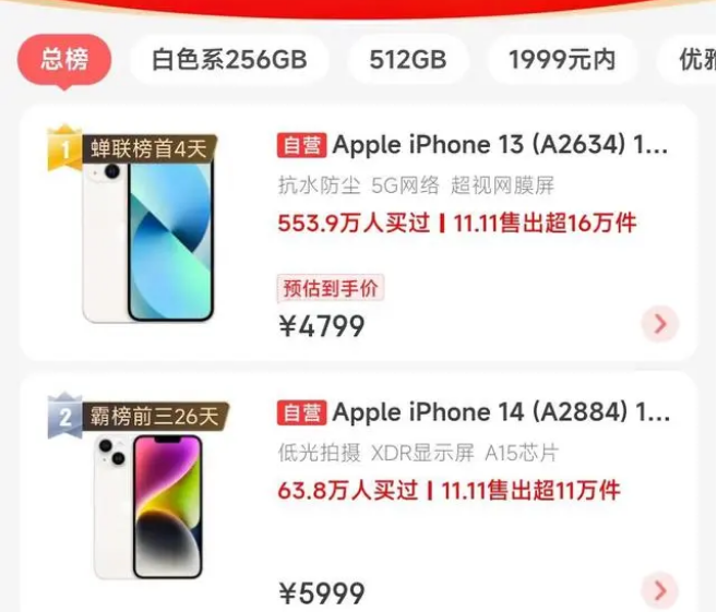 南开乡苹果14维修分享iPhone14配置不如同价位的安卓还能大卖 